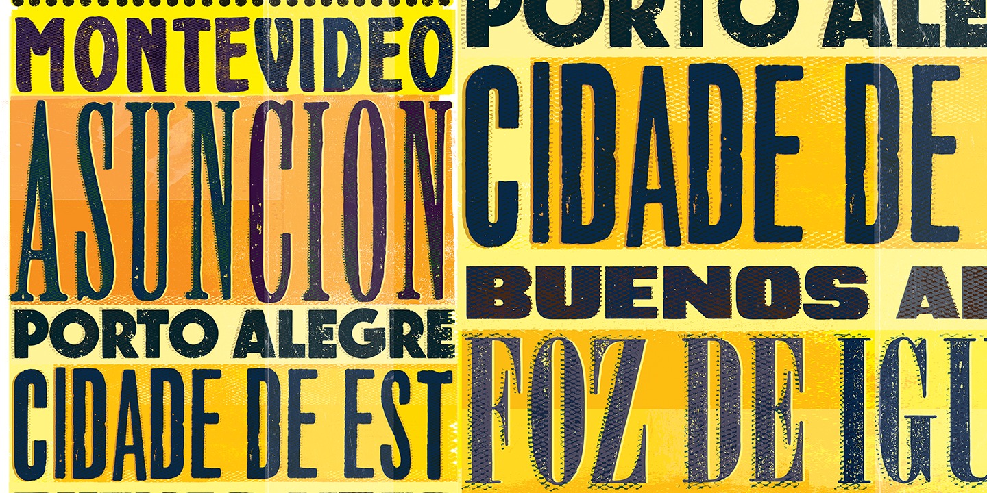 Wood Type Collection LITO Font preview